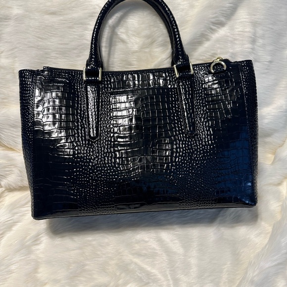 Brahmin Satchel Black Handbag - Picture 6 of 9